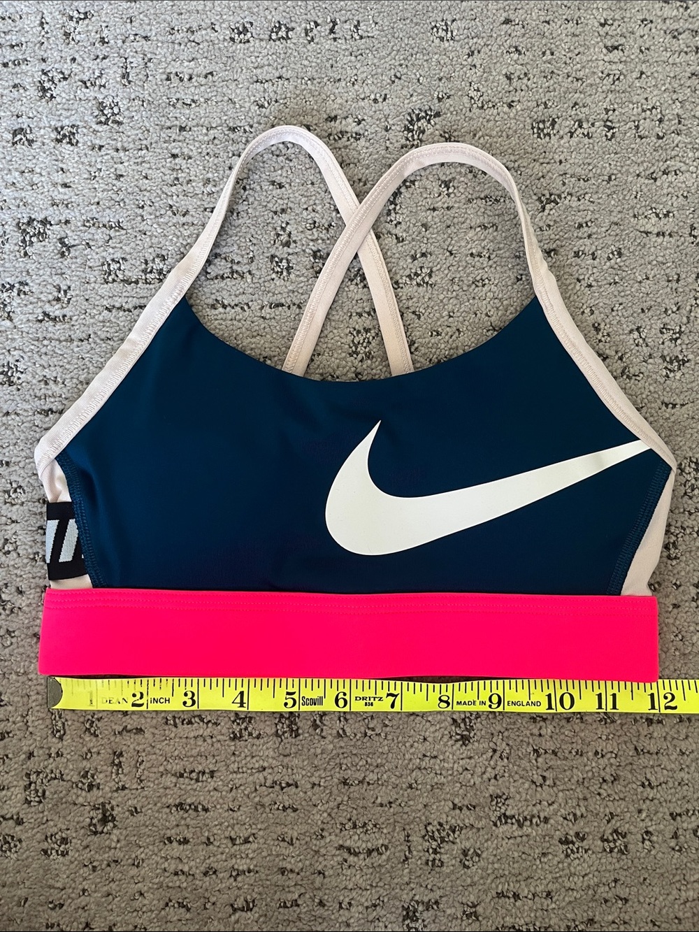 Nike Navy & Pink Sports Bra